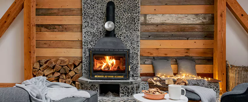 Thelin Hearth Products Direct Vent Gas Stove Fireplace Inspection in Aberdeen, Washington